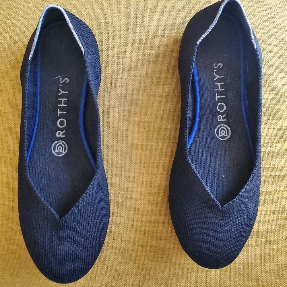 Rothy's Black Round toe flat